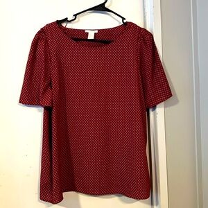 H&M short sleeve top for women. Size 12